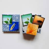 Handmade Legespiel für Erwachsene Natur Bilder mit 24 Paare 48 Karten in schöner Schachtel Bild 1