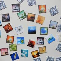 Handmade Legespiel für Erwachsene Natur Bilder mit 24 Paare 48 Karten in schöner Schachtel Bild 2