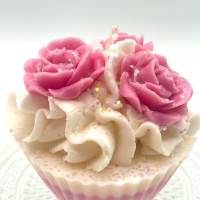 Duftkerze - Precious Rose Cupcake - Duft nach Rosen Bild 5
