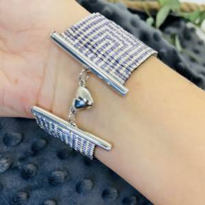 Perlenarmband gewebt Saatperlen Armband Frauen Armband breit Manchettenarmband Armband Magnetverschluss Alltagsschmuck G Bild 3