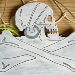 Türschild Pirat Long Ben - Wunschgravur Holz Bild 2