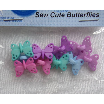 Dress it up Knöpfe  Schmetterlinge  (1 Pck.)   Sew Cute Butterflies