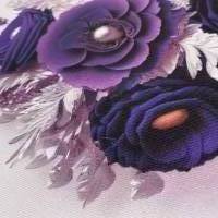 Canvas Panel, 30x30 cm, Purple Roses Bild 4