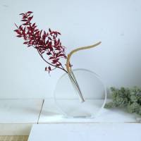 Glas Vase Blumenvase modern groß Bild 5