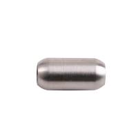 Edelstahl Magnetverschluss 18x7mm (ID 5mm) gebürstet für rundes Leder und Bänder Bild 2