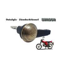 Zündschlüssel Simson mit original 20 Pfennig DDR Bild 1