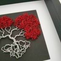 Herzdrahtbaum/ Lebensbaum als Geschenk im 3D Bilderrahmen/ Wunsch Anfertigung/ Personalisierung Bild 8