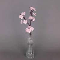 Häkelanleitung Kirschblüten - Zweige Frühlingsdeko für die Vase häkeln Bild 6