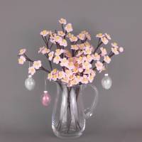 Häkelanleitung Kirschblüten - Zweige Frühlingsdeko für die Vase häkeln Bild 8