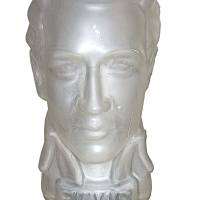 Rarität - beleuchteter Elvis Glas Kopf von Sony - Ladendeko Bild 2