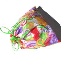 Geschenkverpackung Geschenkbeutel *Bonbons* Baumwolle mit Tunnelzug Bild 3