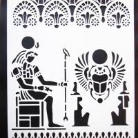 A4 Schablone Ägypten DIY Malerei Handwerk Projekte Bild 1