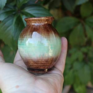 Mini Vase Kugelvase Keramik 30er 40er Jahre Germany Art Deco Bild 1