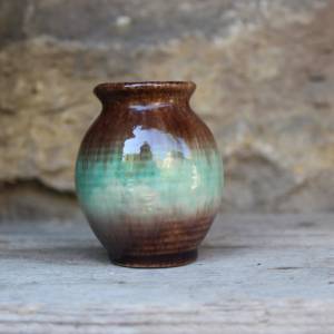 Mini Vase Kugelvase Keramik 30er 40er Jahre Germany Art Deco Bild 2