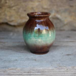 Mini Vase Kugelvase Keramik 30er 40er Jahre Germany Art Deco Bild 3