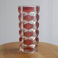 eckige Vintage Vase Bleikristall France Bild 2