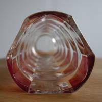 eckige Vintage Vase Bleikristall France Bild 3