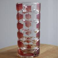 eckige Vintage Vase Bleikristall France Bild 4