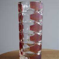 eckige Vintage Vase Bleikristall France Bild 5