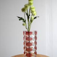 eckige Vintage Vase Bleikristall France Bild 6