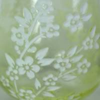 Teelichtglas Teelichthalter Kerzenhalter Kerzenleuchter Windlichtglas grün gelb beige Bild 6