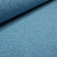 Stoff Ital. Strickstoff 100% Merinowolle uni türkis blau Kleiderstoff Kinderstoff Wollstrick Merinostrick Bild 2