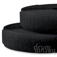 Klettband 20 mm breit Haken- und Flauschseite | schwarz (905) Bild 1