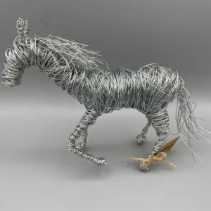Pferd aus Draht - Skulptur - Bild 3