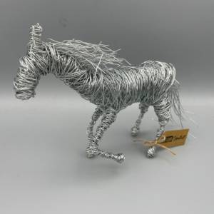 Pferd aus Draht - Skulptur - Bild 5