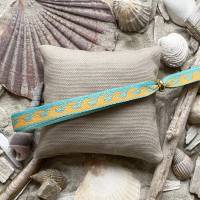 „Beach Vibes“ clean - Maritime gewebte Armbänder in sommerlichen Farben mit Schriftzug Bild 4