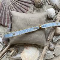 „Beach Vibes“ clean - Maritime gewebte Armbänder in sommerlichen Farben mit Schriftzug Bild 5