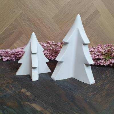 Tannenbaum aus Keraflott gegossen, Dekoration