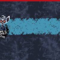 ♕ Panel Thorsten Berger Jersey Lemur toujours lila und blau Katta 85 x 160 cm ♕ Bild 10