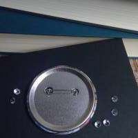 Ein wunderschöner bookish Button / Badge / Anstecker 58mm Durchmesser Book Dragon Bild 3