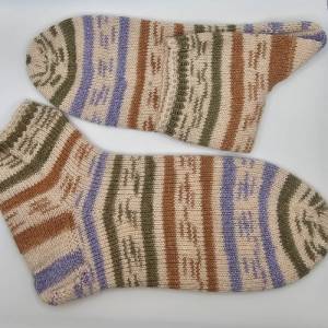 handgestrickte Socken, Größe 37/38 Bamboo Socken,  für Wollallergiker Bild 1