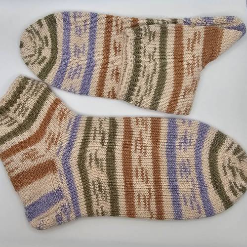 handgestrickte Socken, Größe 37/38 Bamboo Socken,  für Wollallergiker
