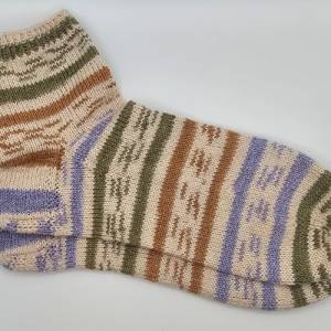 handgestrickte Socken, Größe 37/38 Bamboo Socken,  für Wollallergiker Bild 2