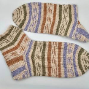 handgestrickte Socken, Größe 37/38 Bamboo Socken,  für Wollallergiker Bild 4