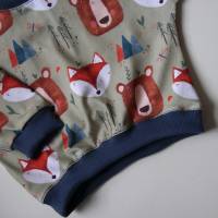FUCHS und BÄR Langarmshirt aus Biojersey Oversize Größe 56 - 80 für Baby und Kind von zimtblüte Bild 2