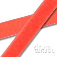 Klettband 20 mm breit Haken- und Flauschseite | neonrot (399) Bild 1