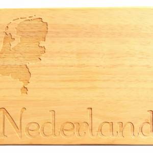 Brotbrett Nederland Frühstücksbrett Niederlande Gravur Holz - 3 Sprachen zur Auswahl Bild 2