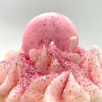 Pink Macaron Cupcake - Duftkerze - Duft nach Zuckerwatte Bild 4
