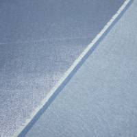 Stoff Baumwolle beschichteter Denim Jeansstoff jeans blau silber glänzend Hosenstoff Kleiderstoff Bild 3