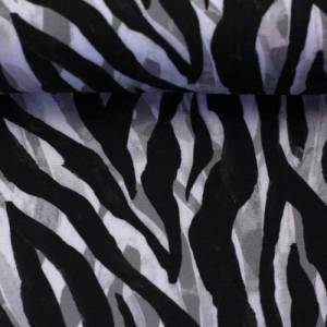 13,90EUR/m Viskose "Mailand" Zebra Muster Bild 1
