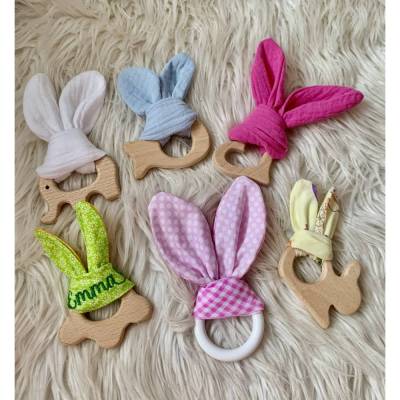 Stickdatei Knisterohren, Hasenohren, Baby Greifling