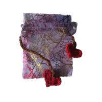 Nabelschnurbändchen Herzen rot - Geburt - 100% Baumwolle Bild 6