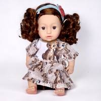 süßes Sommerkleid mit Ärmeln für 43cm Puppe Bild 1