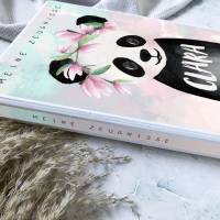 Panda Mädchen Zeugnismappe personalisiert mit Namen, Zeugnisheft Zeugnisordner Bild 2