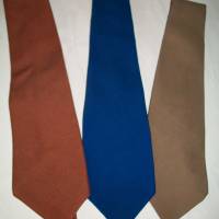 Vintage Krawatten im uni-farbigen Design aus den 70-er/80-er Jahren Bild 1