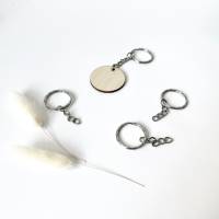 1-10 Stück Schlüsselanhänger Ringe zum Basteln und Selbstgestalten DIY Bild 1